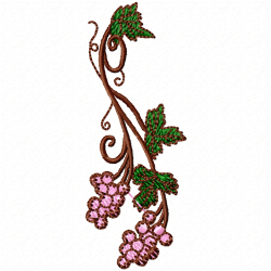 Grapes Embroidery Design 3 Grapes Embroidery Design 3